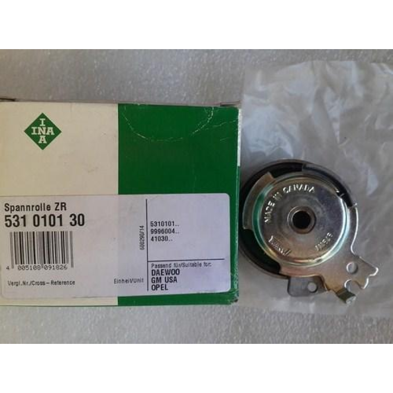 Ролик натяжний ременя ГРМ — INA Ланос 1.5, Нексия 1.5; Шевроле Авео Ролик натяжний ременя ГРМ — INA Ланос 1.5, Нексия 1.5; Шевроле Авео