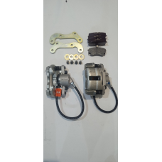 Комплект переднього гальмівного супорта для Нива 2121-2123 плавного гальмування на ниву