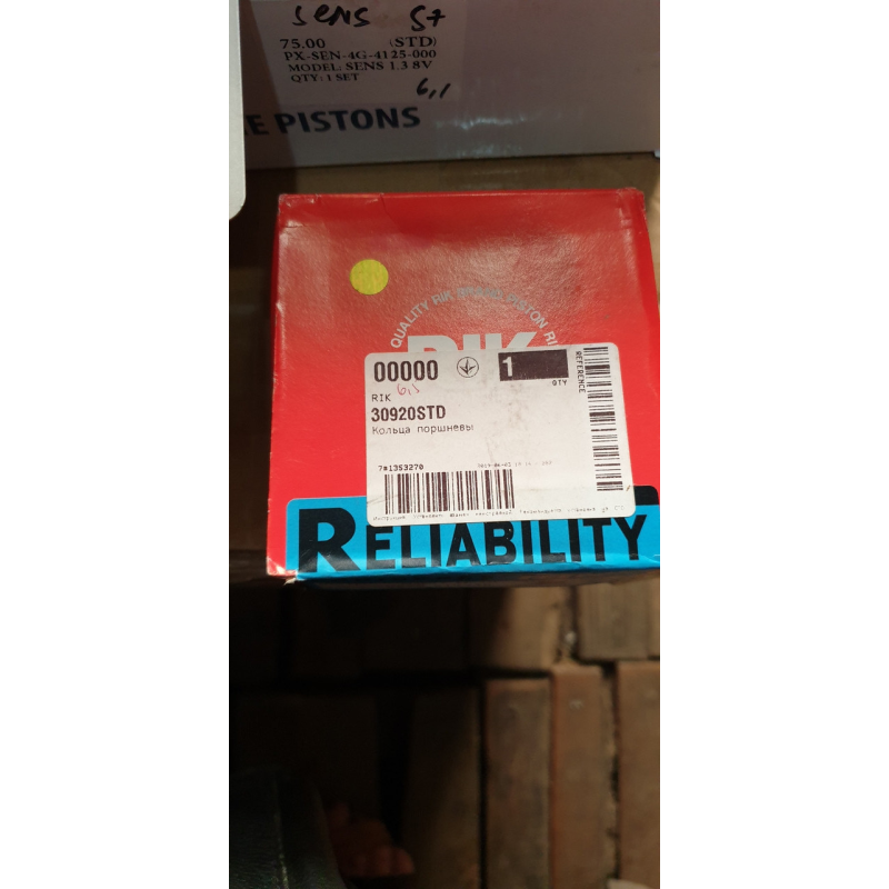 Кільця поршневі Заз Ланос 1.4 л 78.0 мм (2 ремонт) - RIK Кільця поршневі Заз Ланос 1.4 л 78.0 мм (2 ремонт) - RIK